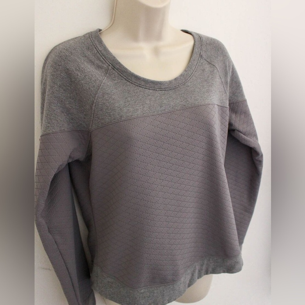 Northface Quilted Sweatshirt Grey, XL